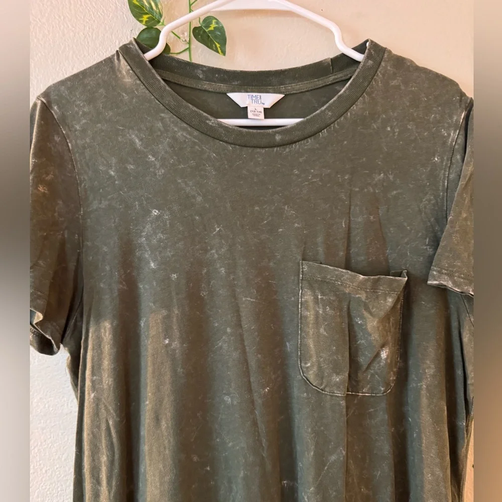 Time and Tru | Olive Green Maxi Dress - Picture 2 of 4